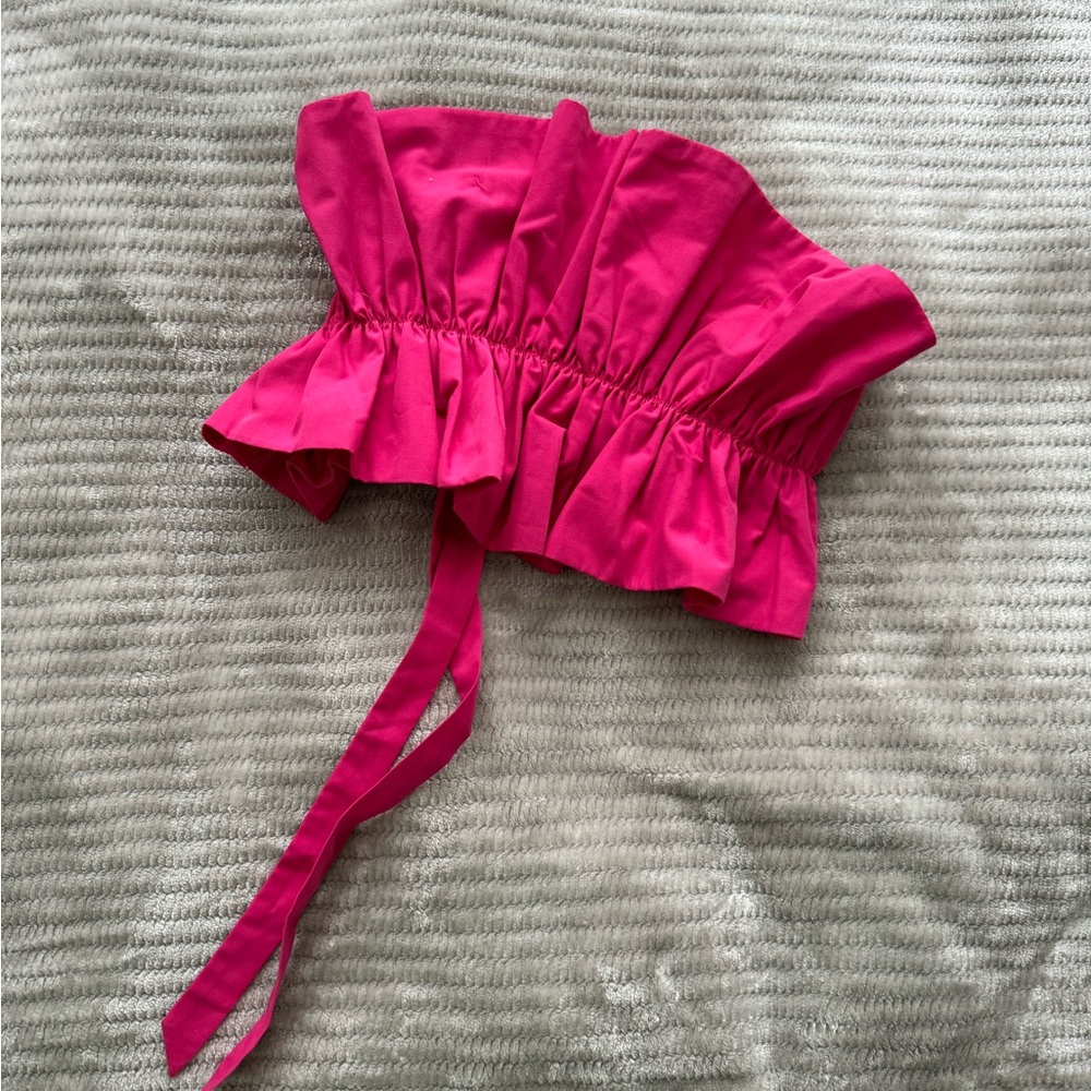 Pink bandeau top